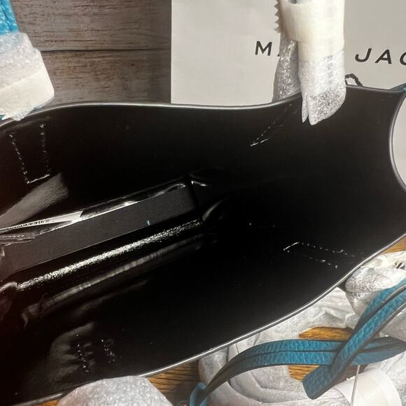 Marc Jacob’s Micro Mini Grind Leather Tote - Harbor Blue - Picture 3 of 8